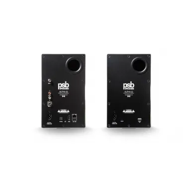 Активная полочная акустика PSB Alpha iQ black